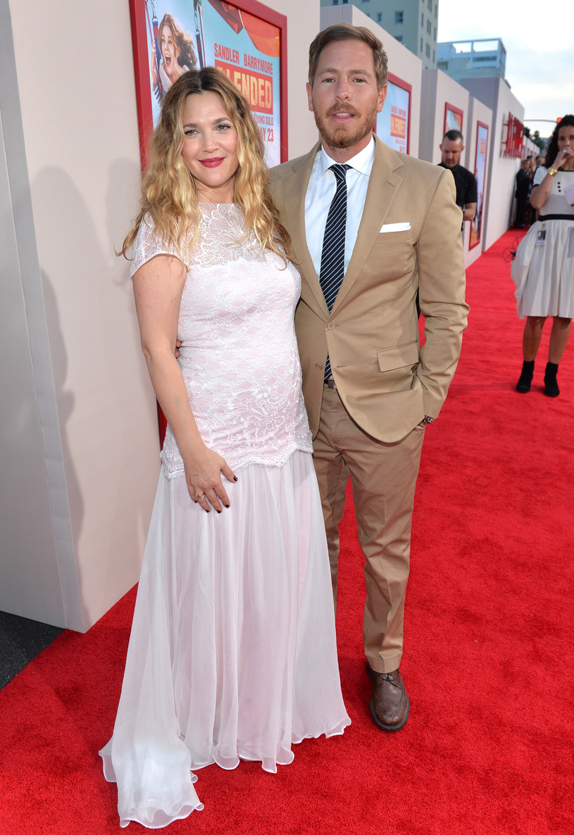 Drew Barrymore z mężem /Alberto E. Rodriguez /Getty Images