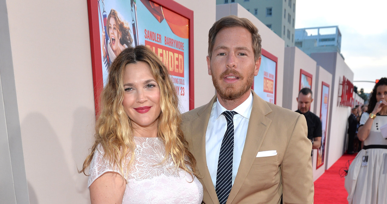 Drew Barrymore z mężem /Alberto E. Rodriguez /Getty Images