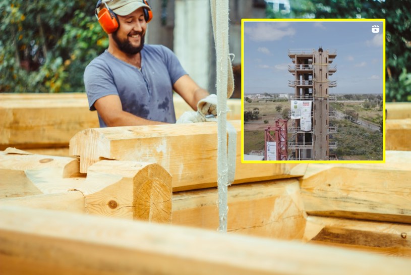 Drewniane wieżowce w strefach aktywnych sejsmicznie? Przeprowadzili największy na świecie test wytrzymałości. /leverarchitecture/Instagram /123RF/PICSEL