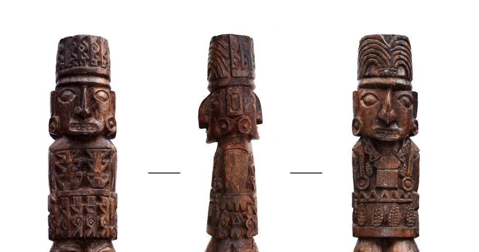 Drewniany idol Pachacamac /materiały prasowe