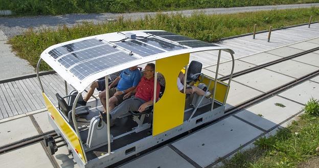 Drezyna solarna w Wald-Michelbach (Niemcy) /AFP