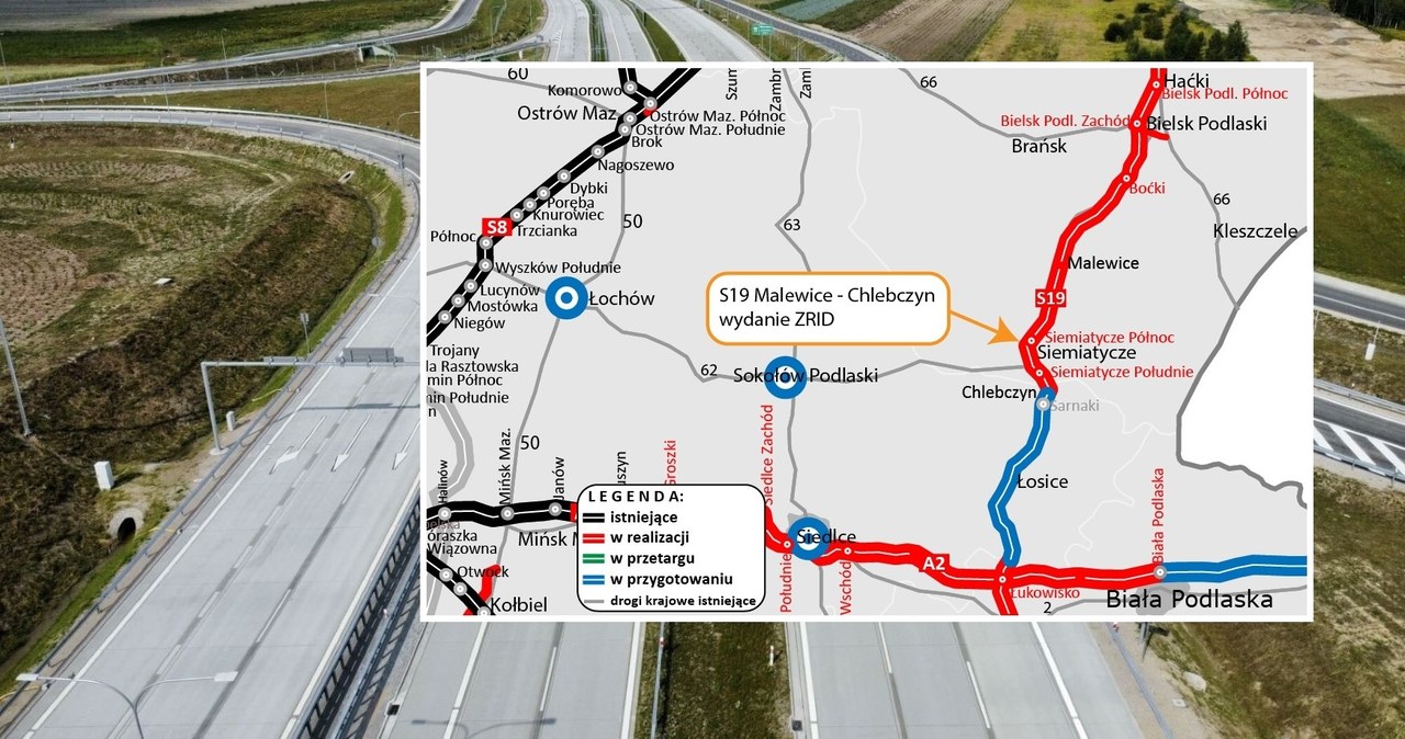 Droga ekspresowa S19 otrzyma kolejne odcinki. /Piotr Molecki /East News/ GDDKiA /