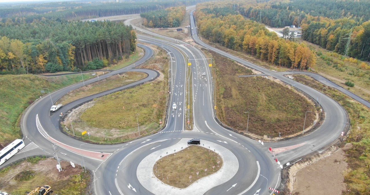 Droga ekspresowa S3 -  6 kilometrów z węzła Lubin Północ do węzła Polkowice Południe. /GDDKiA