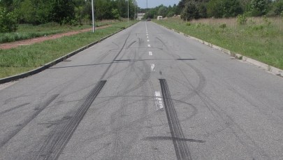 Droga, gdzie organizowano nielegalne wyścigi 