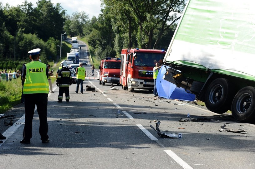 Droga Jasło - Pilzno nie należy do bezpiecznych /Marek Dybas /Reporter