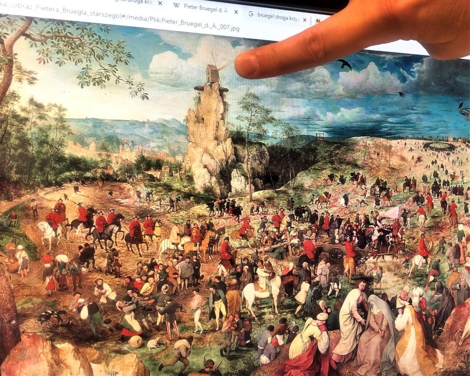 "Droga krzyżowa", obraz Pietera Bruegla starszego /RMF FM /