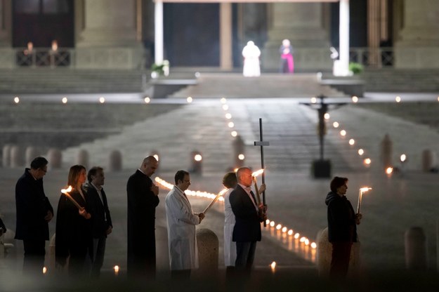 Droga Krzyżowa w Watykanie /VATICAN MEDIA HANDOUT /PAP/EPA