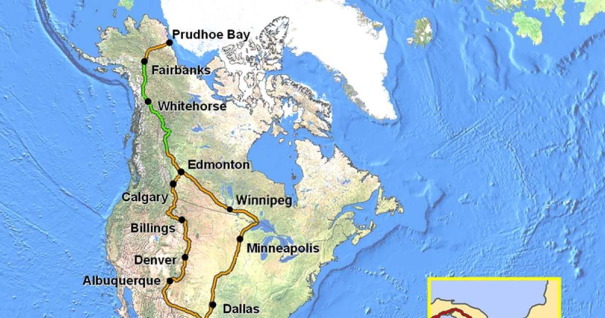 Droga Panamerykańska wiedzie od Prudhoe Bay na Alasce po argentyńskie Ushuaia /