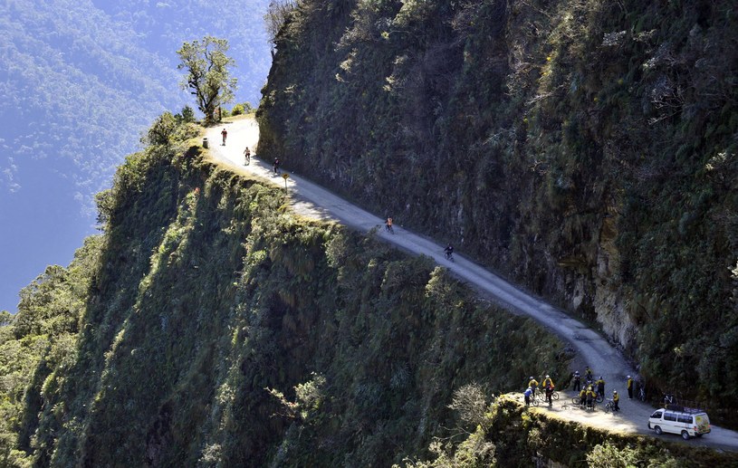 Droga Śmierci w Boliwi /Aizar RALDES /AFP