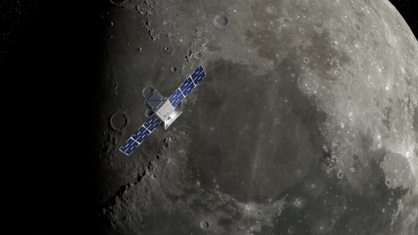 Droga sondy CAPSTONE na orbitę Księżyca ma zająć 4 miesiące. Najpierw musi być jednak nawiązany ponowny kontakt z Ziemią. /NASA