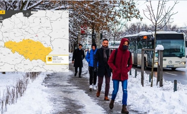 Drogi i chodniki zmienią się w ślizgawki. ​Alert dla połowy Polski