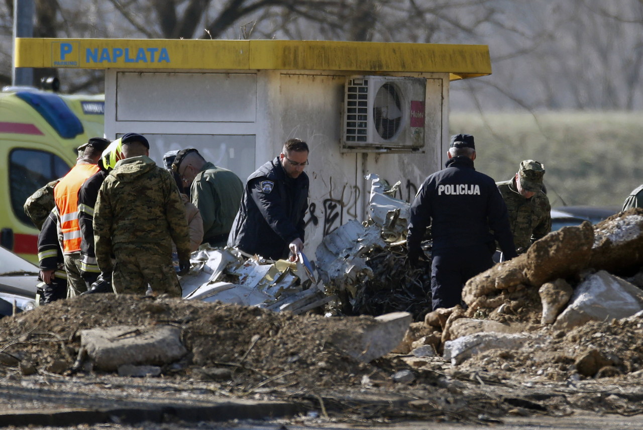 Dron, który rozbił się w Zagrzebiu, przenosił bombę lotniczą