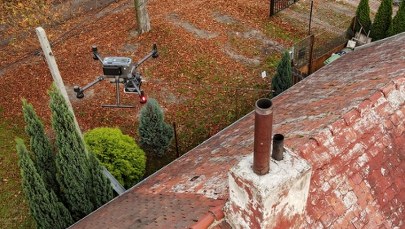 Dron na straży czystego powietrza w Łodzi