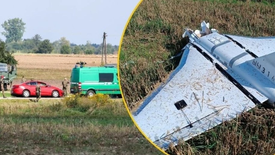 Dron odnaleziony w środę w okolicach Oleśna /Marian Zubrzycki, PAP/screen Jacek Protas, Facebook /PAP