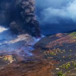 Dron przeleciał nad wulkanem na Wyspach Kanaryjskich. Zobacz spektakularne ujęcia
