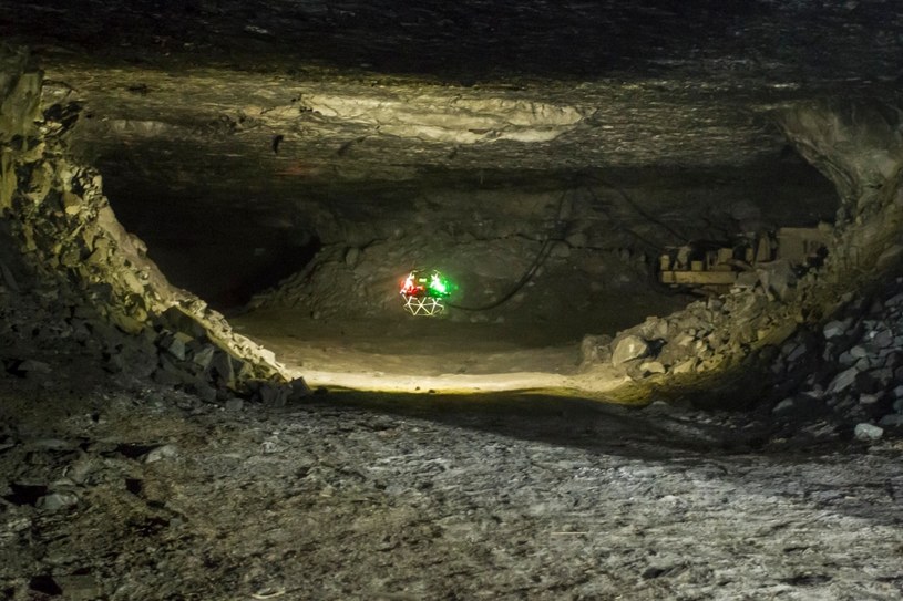 Dron testowany w Zakładach Górniczych Polkowice-Sieroszowice /INTERIA.PL