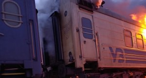 Dron uderzył przed lokomotywą, drugi w wagon. Rosjanie zaatakowali pociąg pasażerski