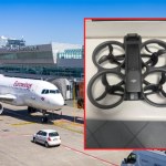 Dron w pobliżu lotniska w Pradze. Operator w rękach policji