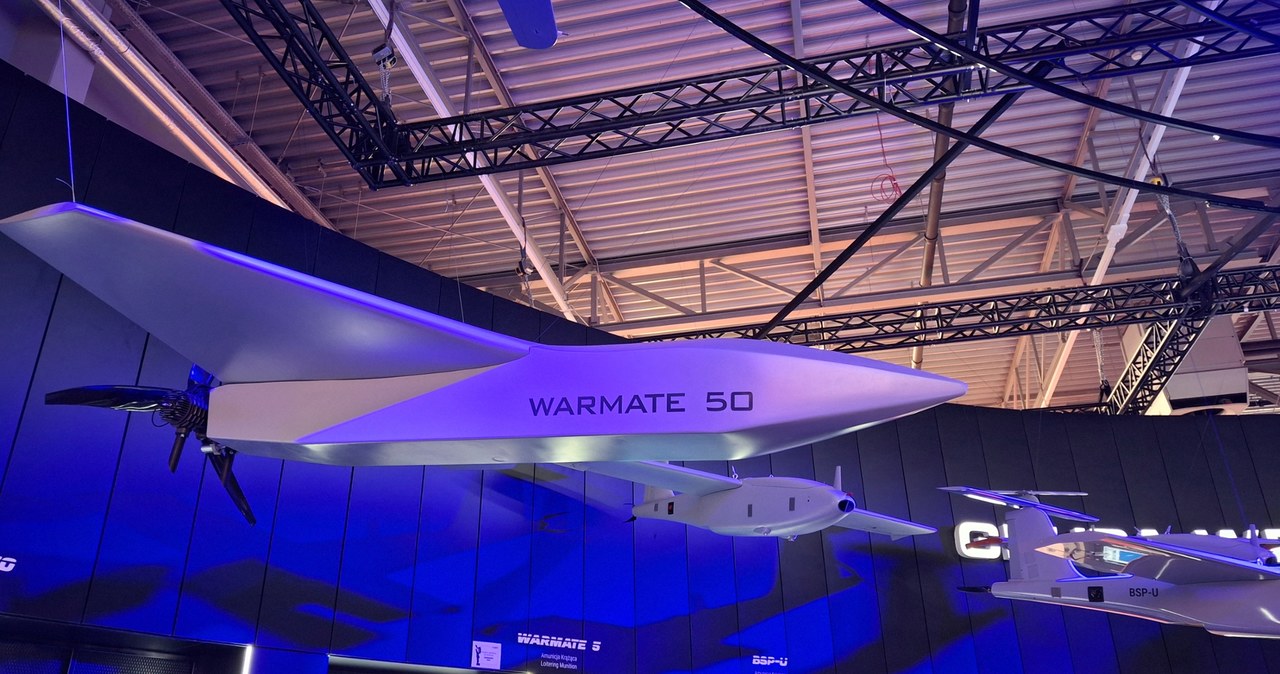 Dron Warmate 50 na targach MSPO 2024 /Marcin Jabłoński /materiał zewnętrzny