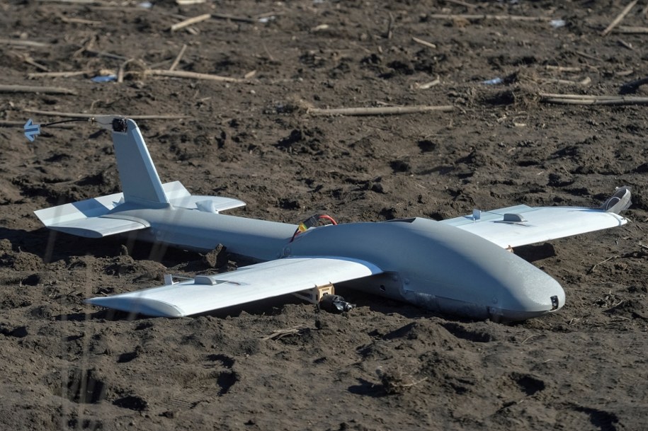 Dron zabawka okazał się maszyną wojskową Rosjan. Trafił na przyczepkę