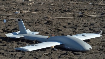 Dron zabawka okazał się maszyną wojskową Rosjan. Trafił na przyczepkę