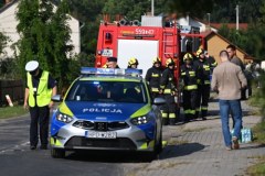 Dron zniszczył dach budynku w Wyrykach. Galeria