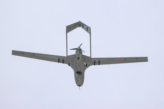 Drony Bayraktar pomagają Ukraińcom w wojnie z Rosją /PAP/Abaca