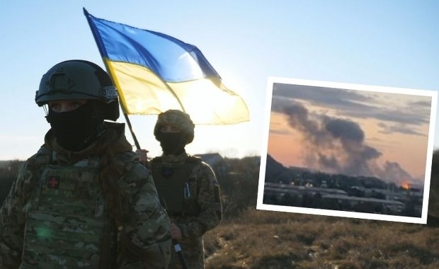 Drony i rakiety w akcji. Ukraina uderzyła w okupanta