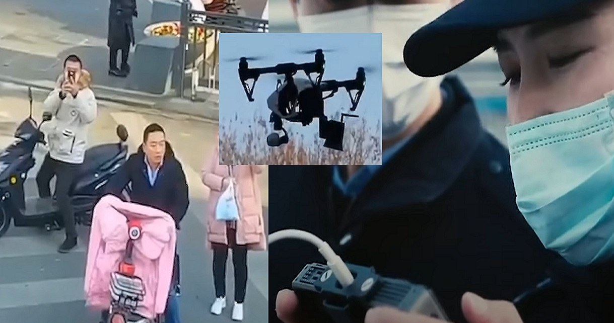 Drony obserwują mieszkańców chińskich miast i ostrzegają ich o zagrożeniu /Geekweek