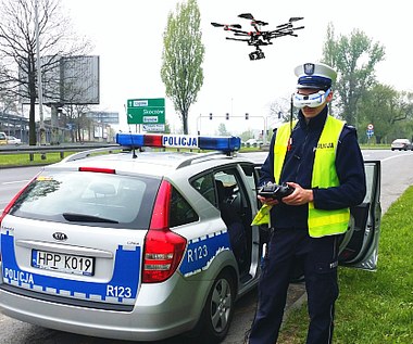 Drony w służbie policji