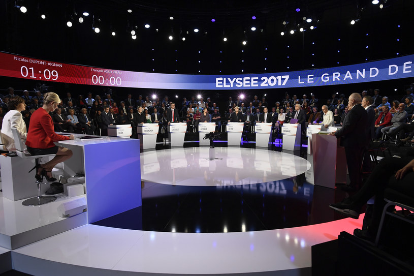 Druga debata prezydencka we Francji /AFP