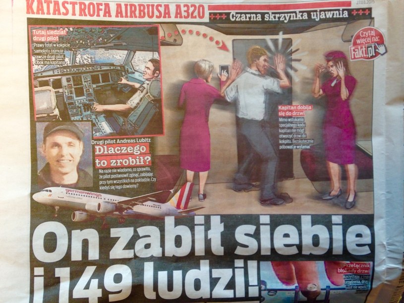 Druga strona piątkowego "Faktu" /INTERIA.PL