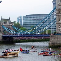 Parada statków podczas jubileuszu Elżbiety II