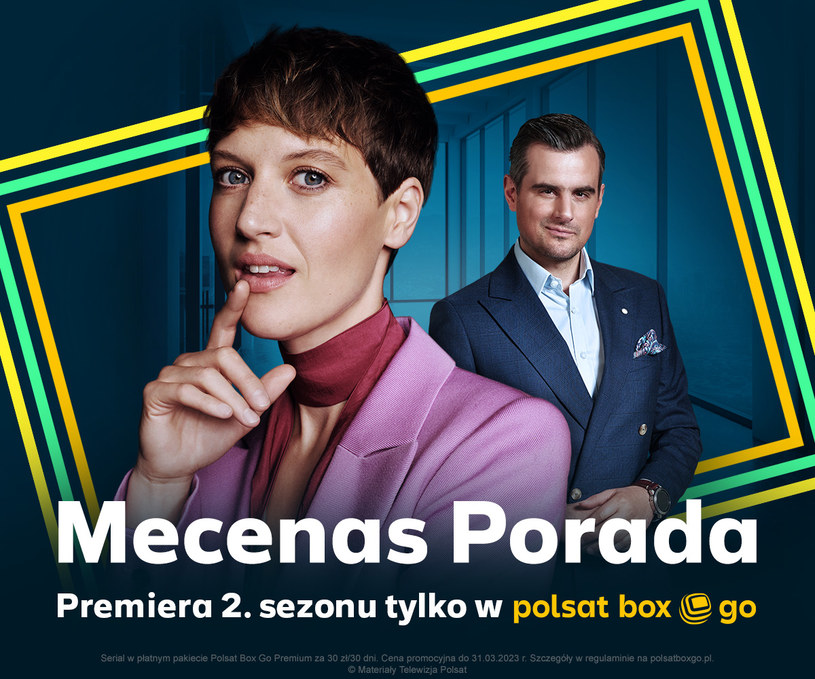 Drugi sezon serialu "Mecenas Porada" tylko w Polsat Box Go /Telewizja Polsat /materiały prasowe