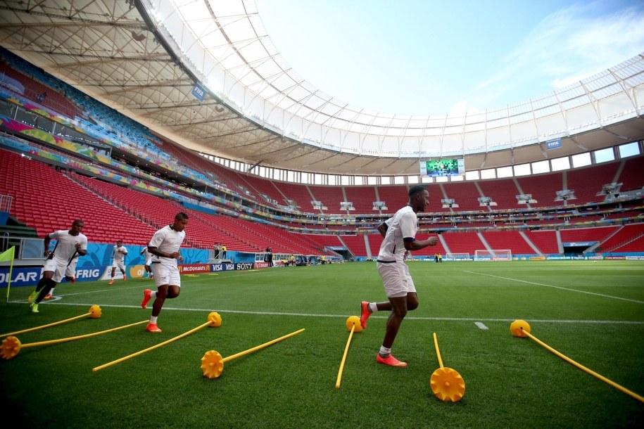 Drużyna Ekwadoru podczas treningu /FERNANDO BIZERRA JR. /PAP/EPA