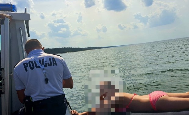 Dryfowała na materacu w stronę Szwecji. Była już 400 m od brzegu