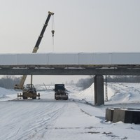 Budowa autostrady A2 Stryków - Konotopa w rejonie Dmosina