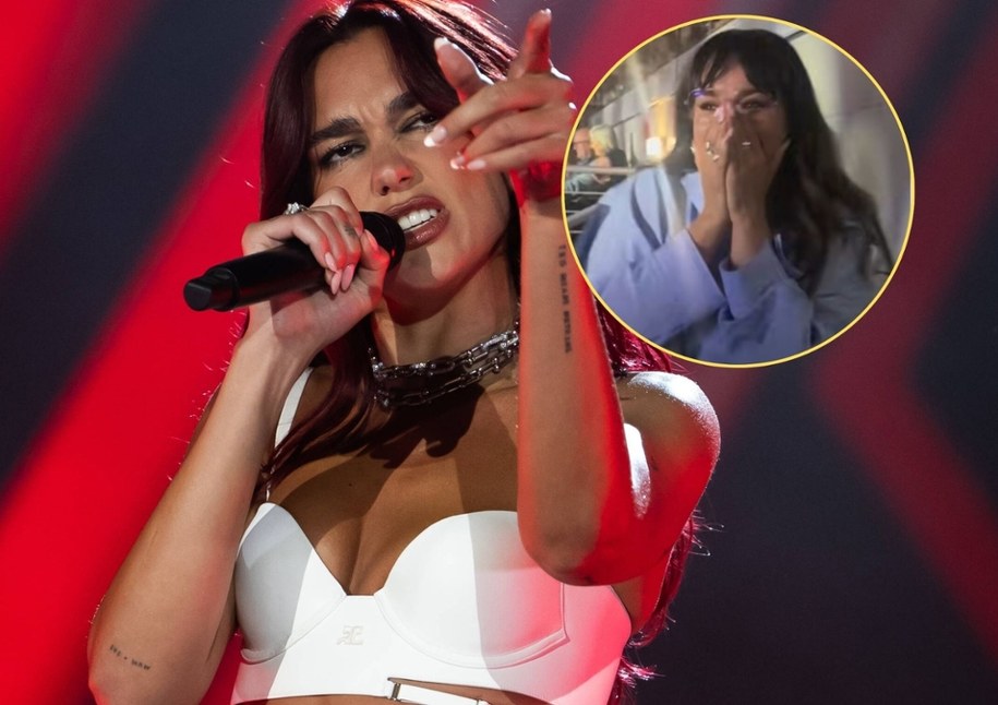 Dua Lipa zaśpiewała przebój Ewy Farnej /JOSE SENA GOULAO /PAP/EPA