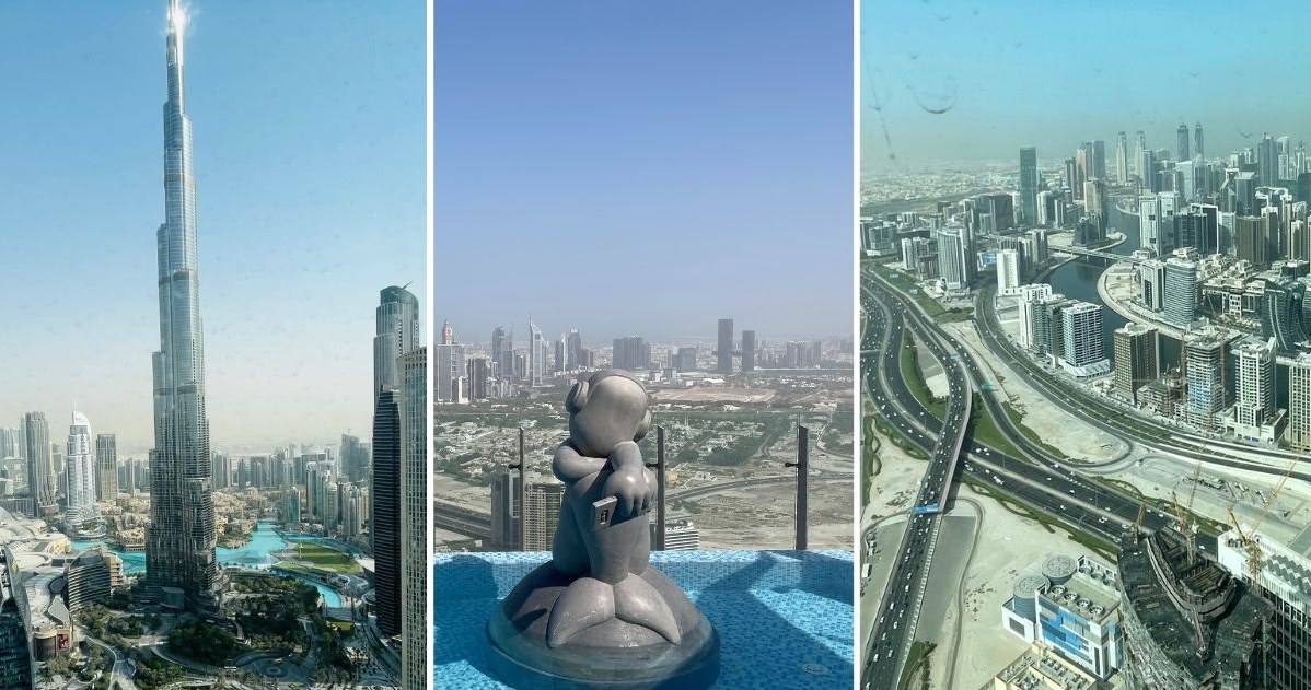 Dubaj można też podziwiać z wysokości kilkuset metrów /Agnieszka Maciaszek /archiwum prywatne