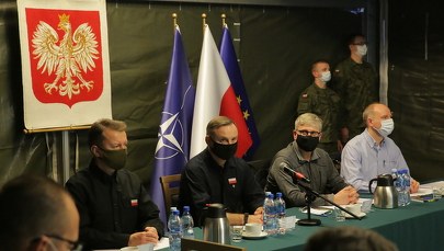 Duda i Błaszczak odwiedzili żołnierzy w Olsztynie. „Są świetnie wyszkoleni”