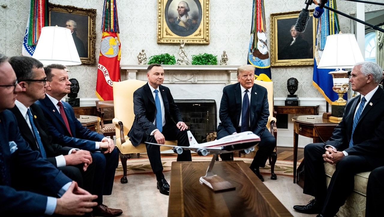 Duda i Trump deklarują "pogłębianie współpracy obronnej i rozwój polskiej energetyki jądrowej"