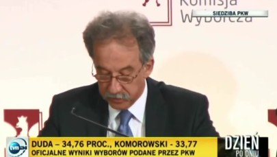 Duda przed Komorowskim. PKW ogłosiła wyniki