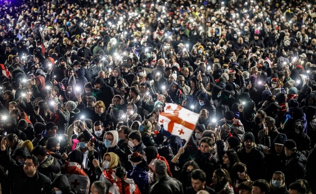 Duda reaguje na protesty w Tbilisi. "Miejsce Gruzji jest w zjednoczonej Europie"