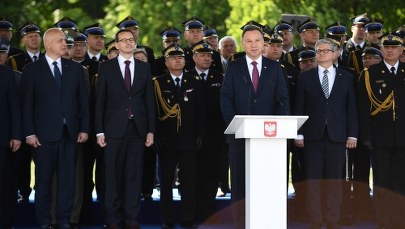 Duda: Strażacy - jak mało kto - zasługują na podniesienie na piedestał 