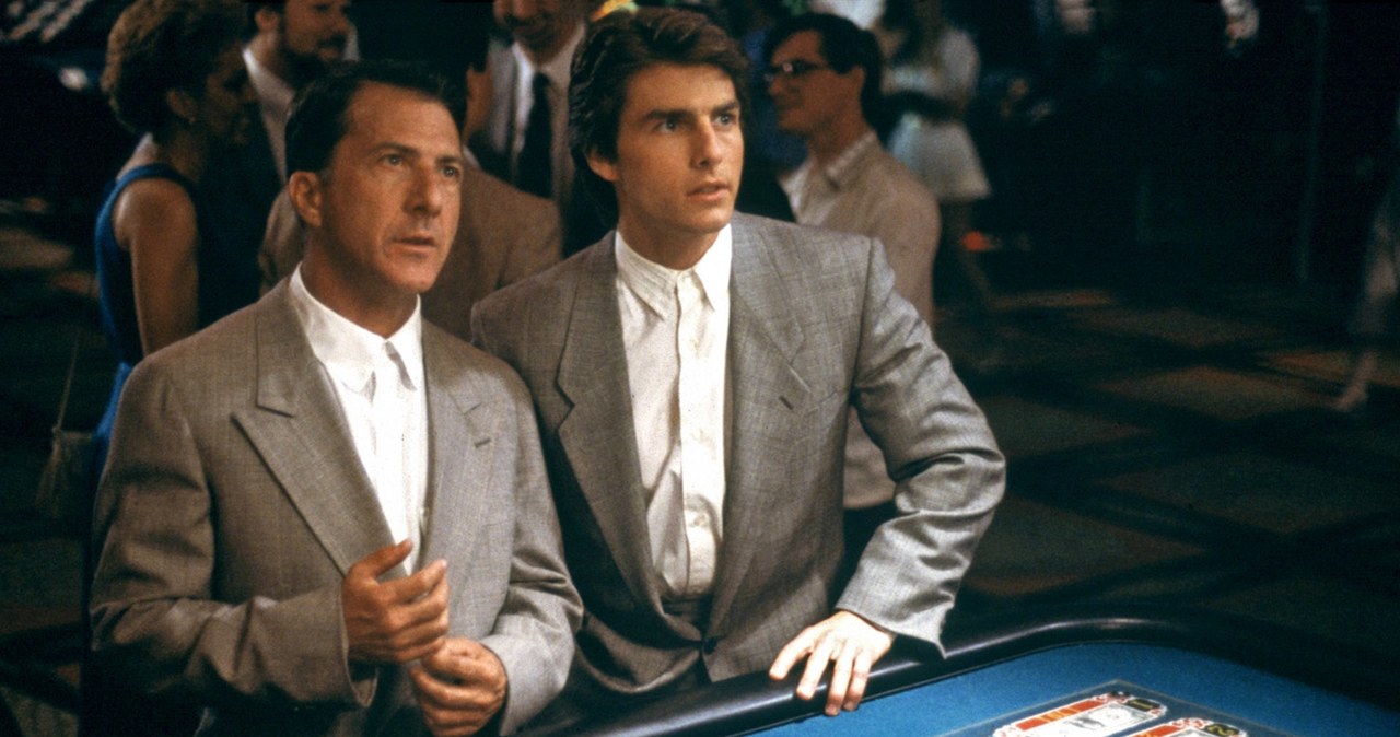 Dustin Hoffman i Tom Cruise w filmie "Rain Man" /AKPA