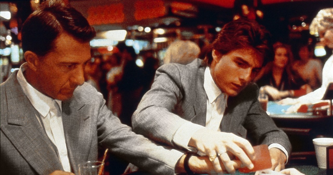 Dustin Hoffman i Tom Cruise w filmie "Rain Man" /AKPA