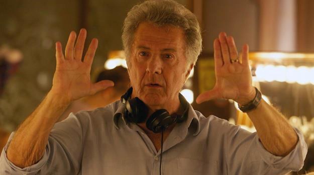 Dustin Hoffman przy pracy nad filmem "Kwartet" /materiały prasowe
