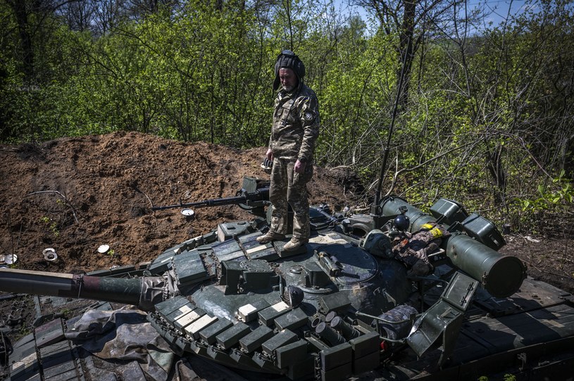 Dużą część polskiego eksportu do Ukrainy stanowiła broń. Na zdj. ukraiński czołgista (zdj. ilustracyjne) /Muhammed Enes Yildirim/Anadolu Agency /AFP