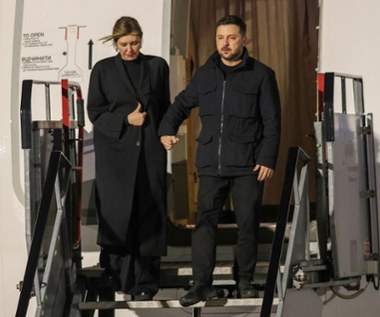 Duże, "wojskowe" drony śledziły lądowanie samolotu Zełenskiego w Dublinie