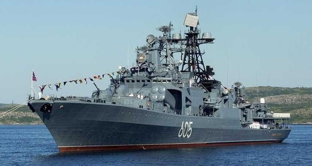 Duży okręt przeciwpodwodny "Admirał Lewczenko" na zdjęciu z 2018 roku /mil.ru /Materiały prasowe
